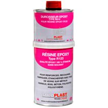 Résine de recouvrement epoxy R123 1 kg - SOLOPLAST