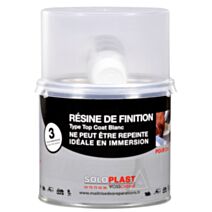 Résine de finition type topcoat 250 g - SOLOPLAST