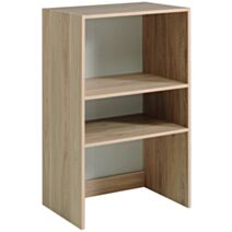 Dressing Easy Dress Colonne 2 étagères L60xH101xP40cm Chêne