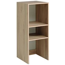 Dressing Easy Dress colonne 2 étagères L40xH101xP40cm Chêne