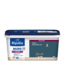 Peinture déco velours 2,5 l bleu seychelles