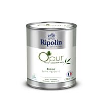Peinture multi-supports O'pur 2L satiné blanc- RIPOLIN
