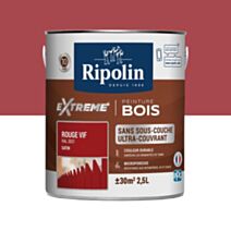 Peinture Protection eXtreme bois 2,5L rouge vif