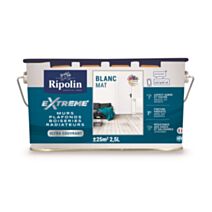 Protection extrême Mur & Plafond Blanc Mat 2,5L - RIPOLIN