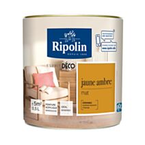 Esprit Deco multisupport Jaune Ambre Mat 0,5L RIPOLIN