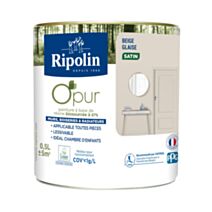 Peinture O'Pur Satiné Beige Glaise 0,5L - RIPOLIN