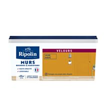 Peinture déco velours 2,5 l jaune ambre  
