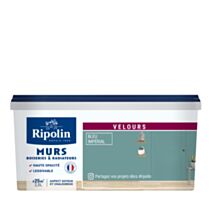 Peinture déco velours 2,5 l bleu impérial