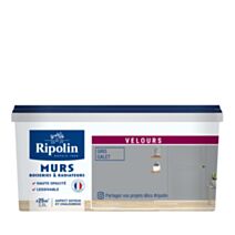 Peinture déco velours 2,5 l gris galet 