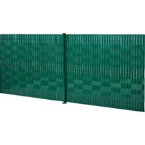 Lamelles occultation pour panneau grillagé Lixo 60m Vert - DIRICKX