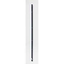 Piquet T plastifié pour clôture grillage souple H1,45m Gris - DIRICKX