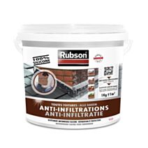 Anti-infiltrations Toutes Toitures 1 kg noir - RUBSON