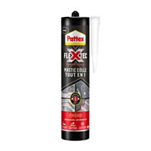 Mastic colle tout en 1 Flextec noir 389 g  - PATTEX