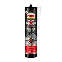Mastic colle tout en 1 Flextec blanc 389 g - PATTEX