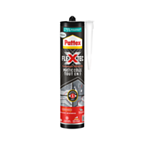 Mastic-colle Flextec transparent cartouche 389g - PATTEX