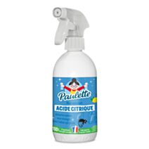 Spray acide citrique citron Ecocert 500ml - PAULETTE