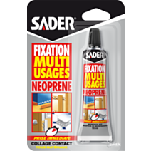 Colle Mastic de Fixation Multiusage Néoprène Tube sous blister 55ml - SADER