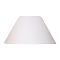 Abat-jour toiline forme empire Ø50 blanc cassé