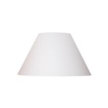 Abat-jour blanc cassé fe coton d60cm