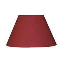 Abat-jour toiline forme empire Ø45 cerise