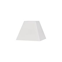 Abat-jour carré L.22 coton blanc cassé