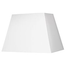Abat-jour rectangle L.30 coton blanc cassé