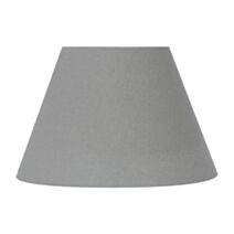 Abat-jour forme conique D25 coton gris souris