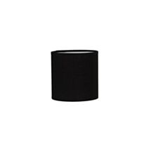 Abat-jour cylindre toiline Ø15cm H13cm noir - COREP