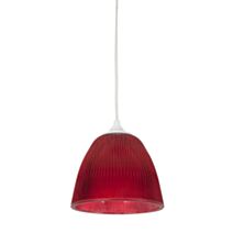 Suspension verre Ogive rouge - Corep