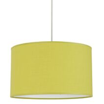 Suspension cylindre D30 H18 en coton absinthe