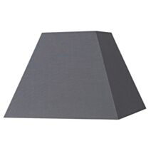 Abat-jour ardoise carré coton d25cm