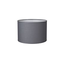 Abat-jour forme cylindre 25H17 gris ardoise