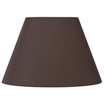 Abat-jour café fe coton d25cm