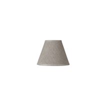 Abat-jour forme conique D14p toile de jute