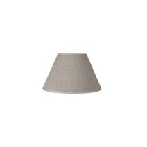 Abat-jour forme conique 22 ppo toile de jute