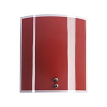 Applique Pixel Verre Rouge 17cm 60W - COREP