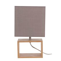 Lampe bois gris liv