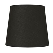 Abat-jour noir fch coton d14cm