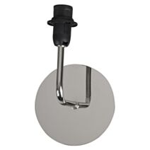Applique en métal ronde Jim alu brillant
