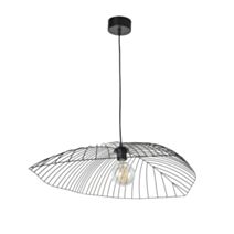 Suspension Leaf Métal Noir Mat 80cm 60W - COREP