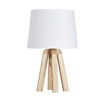 Lampe Karma Bois Blanc 31cm - COREP