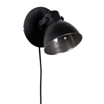 Applique Dock Métal Noir Mat 16cm 40W - COREP
