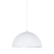 Suspension Steel Métal Blanc Brillant Ø30cm 60W - COREP