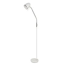 Lampadaire métal blanc brillant arty d12,50cm