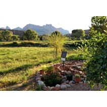 Projecteur noir mat little garden solar