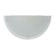 Applique verre blanc bianca