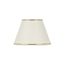 Abat-jour ivoire fe d22cm