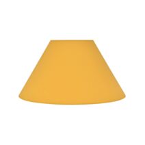 Abat-jour conique coton Ø40cm H21cm moutarde - COREP