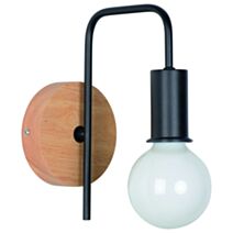 Applique bois naturel BERKLEY H24,50cm Corep