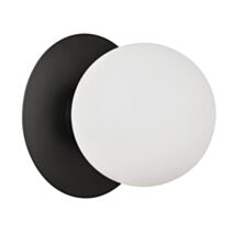 Applique métal noir Manor culot G9 33W 18x20cm